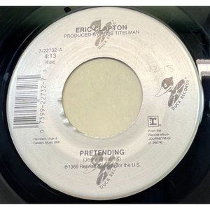 Eric Clapton Pretending / Before You Acuse Me 45 RPM Rock Duck Records
